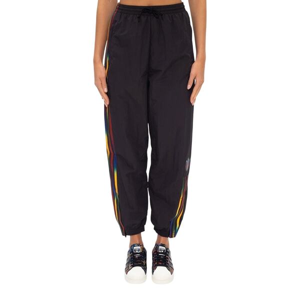 Adidas Originals Women's Adicolor Rainbow Stripe Track Pants Joggers Medium - Picture 3 of 14